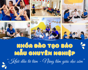 Khóa đào tạo Bảo mẫu Chuyên nghiệp: Nâng tầm Giáo dục sớm – Nâng tầm Bảo mẫu Việt